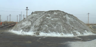 S-A INTERVENIT CU MATERIALE ANTIDERAPANTE