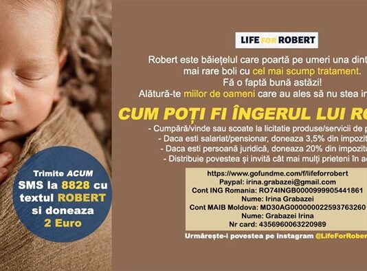 Si tu poti fi Ingerul lui Robert! Mii de oameni s-au mobilizat !