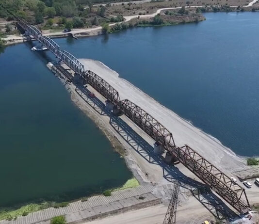 PODUL FEROVIAR DE PE OLT A FOST MODERNIZAT