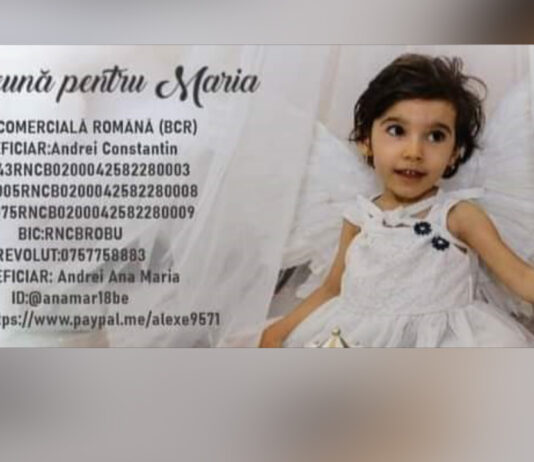 O BOALĂ NEMILOASĂ I-A FURAT COPILĂRIA MARIEI! DĂRUIEŞTE CUMPĂRÂND!