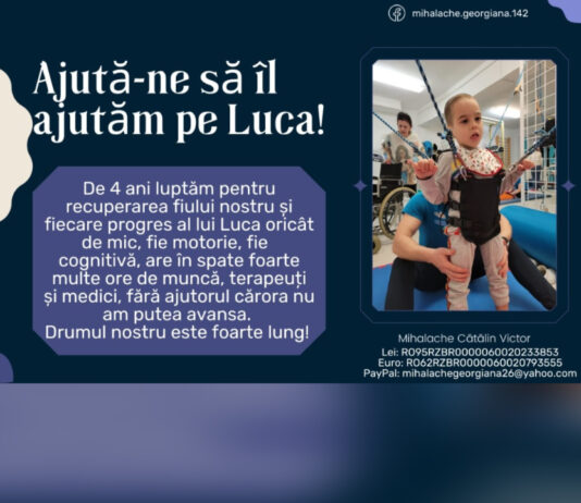 BOALA NEMILOASĂ, PARALIZIE CEREBRALĂ, I-A DISTRUS COPILĂRIA LUI LUCA!