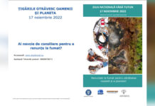 17 noiembrie 2022 – ZIUA NAŢIONALĂ FĂRĂ TUTUN