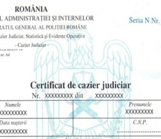 Certificatul de cazier judiciar poate fi obținut online începând de astăzi