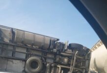 TIR RASTURNAT, ÎN AFARA LOCALITĂȚII ȘERBĂNEȘTI