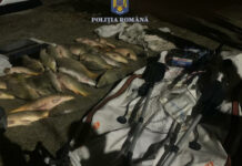 FOCURI DE AVERTISMENT PENTRU PRINDEREA UNOR PESCARI