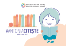 Zeci de elevi de la trei școli din Olt vor primi cărți în cadrul Proiectului #AntoniaCitește
