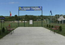 STADION ŞI ECHIPĂ DE FOTBAL, SCENĂ ŞI ANSAMBLU FOLCLORIC LA BĂRĂŞTI