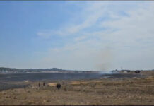 Incendiu cu risc de propagare la locuinte