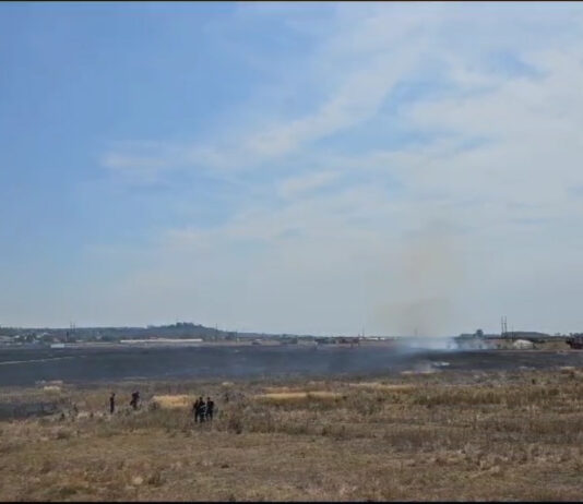 Incendiu cu risc de propagare la locuinte