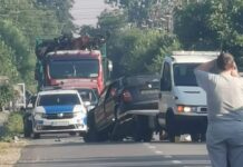 ACCIDENT RUTIER ÎN COMUNA COTEANA