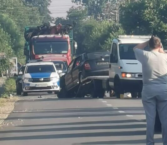 ACCIDENT RUTIER ÎN COMUNA COTEANA