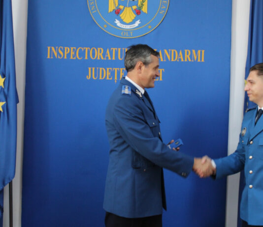 29 de cadre militare avansate în grad la Jandarmeria olteană