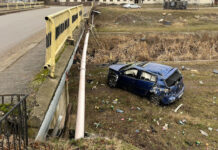 CU MAŞINA ÎN ALBIA RÂULUI PLAPCEA