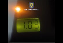 ŞOFER SURPRINS DE POLIŢIŞTI LA VOLAN CU ALCOOLEMIE DE 1,03 mg/l