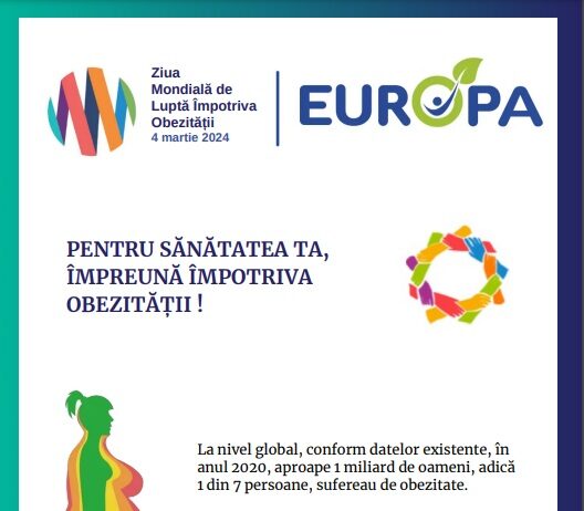 Ziua mondială de luptă împotriva obezității – 4 martie 2024