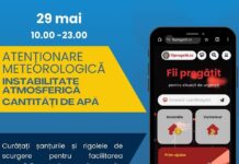 IGSU – Cod galben prelungit până la ora 23:00