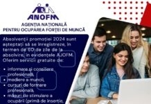 Absolventii promotiei 2024, asteptati sa se înregistreze la AJOFM