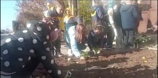 GRĂDINARI PENTRU O ZI, LA DUS