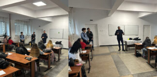 ACȚIUNE A POLIȚIȘTILOR OLTENI PENTRU SIGURANȚA ELEVILOR