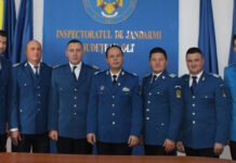11 jandarmi olteni înaintați în grad de Ziua Națională a României
