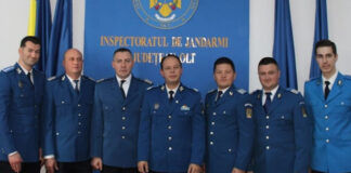 11 jandarmi olteni înaintați în grad de Ziua Națională a României