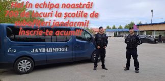 Veniți în echipa noastră – 700 de locuri la școlile militare de subofițeri jandarmi