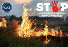 Este interzisă arderea miriştilor şi a vegetaţiei pajiştilor permanente