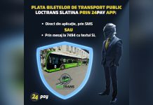 Locuitorii din Slatina și împrejurimi pot plăti călătoriile cu transportul în comun prin 24pay