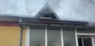 Incendiu cu pericol de propagare, la o locuinta din Slatina