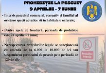 MĂSURI PENTRU RESPECTAREA PERIOADEI DE PROHIBIȚIE ÎN OLT