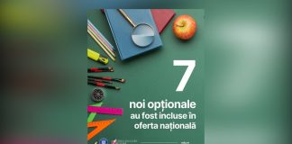 OPȚIONALE NOI PENTRU STUDIEREA ÎN ȘCOALĂ
