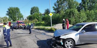 ACCIDENT RUTIER ÎN MUNICIPIUL SLATINA