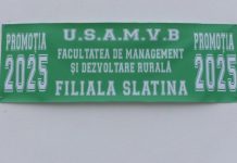 76 STUDENȚI AU ABSOLVIT CURSURILE USAMV BUCUREȘTI – FILIALA SLATINA