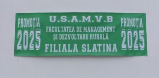 76 STUDENȚI AU ABSOLVIT CURSURILE USAMV BUCUREȘTI – FILIALA SLATINA