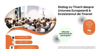 DIALOG CU TINERII DESPRE UNIUNEA EUROPEANA SI ECOSISTEMUL DE TINERET