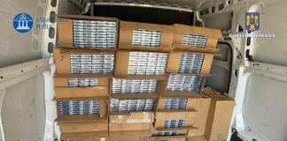 500 000 DE ȚIGARETE INDISPONIBILIZATE ÎN URMA UNUI CONTROL ÎN TRAFIC