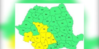 ATENȚIONARE METEOROLOGICĂ COD GALBEN DE CANICULĂ