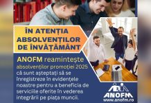 Absolvenții promoției 2025 așteptați să se înregistreze la AJOFM
