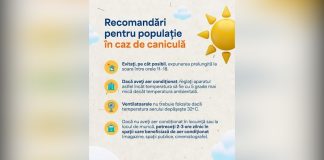 Atenție, CANICULĂ. RECOMANDARI