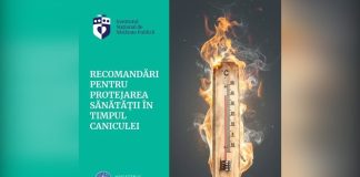 RECOMANDĂRI PENTRU POPULAȚIE ÎN CAZ DE CANICULĂ