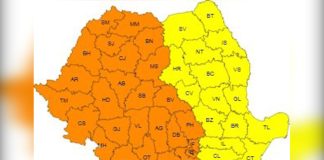 Vineri, cod portocaliu de caniculă