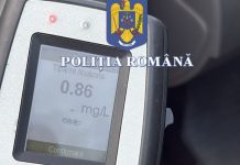 ȘOFER DE 75 ANI, LA VOLAN CU ALCOOLEMIE DE 0,86 MG/L