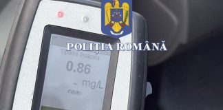 ȘOFER DE 75 ANI, LA VOLAN CU ALCOOLEMIE DE 0,86 MG/L
