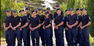 14 elevi jandarmi în stagiu de practică la Jandarmeria Olt