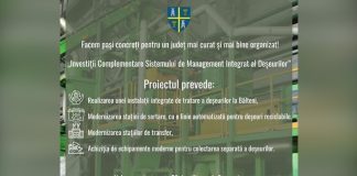 INVESTIȚII IMPORTANTE ÎN SISTEMUL DE MANAGEMENT INTEGRAT AL DEȘEURILOR LA BĂLTENI