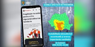 Instabilitate atmosferică accentuată și averse importante cantitativ