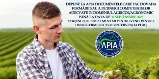 Se pot depune documentele care fac dovada formării sau a deținerii competențelor adecvate în domeniul agricol/agronomic până la 30 septembrie