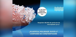 „Plasticul poluează. Evită-l!” – campanie de conștientizare inițiată de MMAP