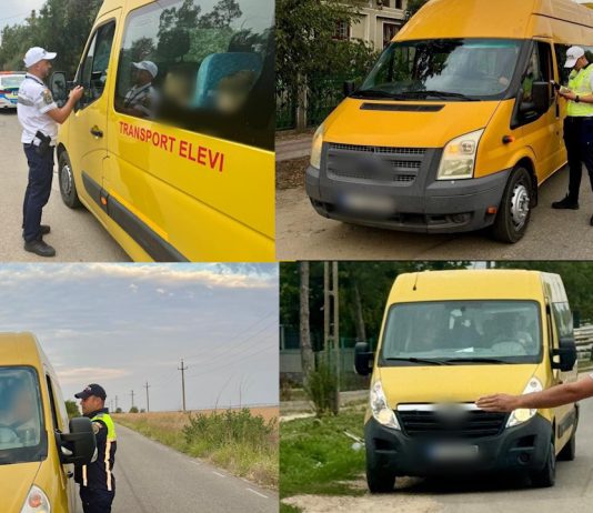 ACȚIUNE PENTRU VERIFICAREA MIJLOACELOR DE TRANSPORT ELEVI, DESFĂȘURATĂ DE POLIȚIȘTII RUTIERI OLTENI