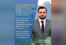 AFIR a reluat în ritm susținut plățile